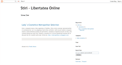 Desktop Screenshot of libertateaonline.blogspot.com