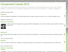 Tablet Screenshot of campamentocazorla2010.blogspot.com