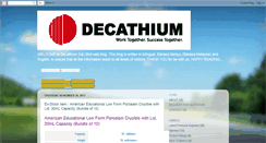 Desktop Screenshot of decathium.blogspot.com