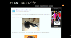 Desktop Screenshot of deconstructedvintage.blogspot.com