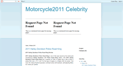 Desktop Screenshot of motorcycle2011celebrity.blogspot.com
