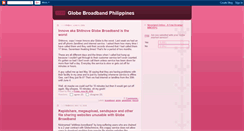 Desktop Screenshot of globe-broadband.blogspot.com