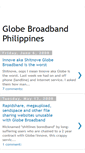 Mobile Screenshot of globe-broadband.blogspot.com