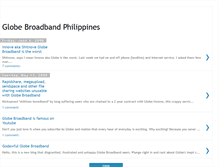 Tablet Screenshot of globe-broadband.blogspot.com