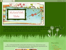 Tablet Screenshot of materialgirlsidaho.blogspot.com