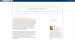 Desktop Screenshot of elisabethcrafts.blogspot.com