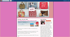 Desktop Screenshot of gigihillbags.blogspot.com