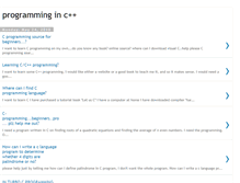 Tablet Screenshot of ia-programming-in-c.blogspot.com