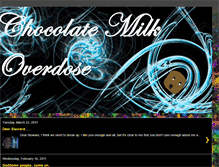 Tablet Screenshot of chocolatemilkoverdose.blogspot.com