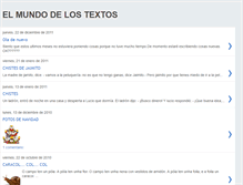 Tablet Screenshot of elmundodelostextos-gabriel.blogspot.com