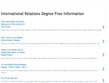 Tablet Screenshot of internationalrelationsdegree.blogspot.com