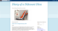 Desktop Screenshot of diaryofadiscountdiva.blogspot.com