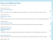 Tablet Screenshot of diaryofadiscountdiva.blogspot.com