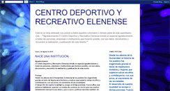 Desktop Screenshot of centrodeportivoyrecreativoelenense.blogspot.com