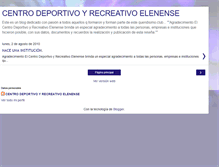 Tablet Screenshot of centrodeportivoyrecreativoelenense.blogspot.com