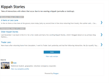 Tablet Screenshot of kippahstories.blogspot.com