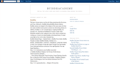 Desktop Screenshot of buddhacademy.blogspot.com