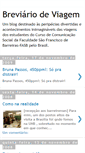 Mobile Screenshot of breviariodeviagem.blogspot.com