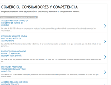 Tablet Screenshot of comercioyconsumidores.blogspot.com