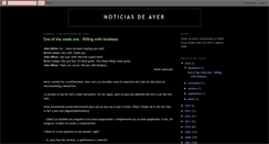 Desktop Screenshot of noticiasdeayer.blogspot.com