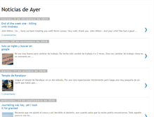 Tablet Screenshot of noticiasdeayer.blogspot.com
