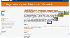 Desktop Screenshot of college-universiti-information.blogspot.com