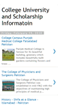 Mobile Screenshot of college-universiti-information.blogspot.com