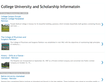 Tablet Screenshot of college-universiti-information.blogspot.com