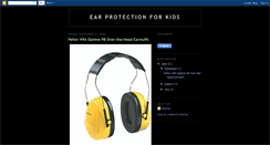 Desktop Screenshot of ear-protection-for-kids.blogspot.com