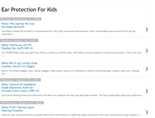 Tablet Screenshot of ear-protection-for-kids.blogspot.com
