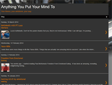 Tablet Screenshot of anythingyouputyourmindto.blogspot.com