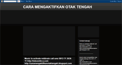 Desktop Screenshot of caramengaktifkanotaktengah.blogspot.com