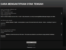 Tablet Screenshot of caramengaktifkanotaktengah.blogspot.com