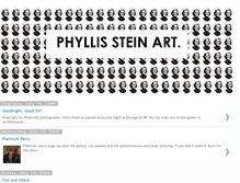 Tablet Screenshot of phyllissteinartgallery.blogspot.com