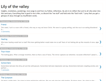Tablet Screenshot of lillyofthefathersheart.blogspot.com