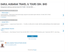 Tablet Screenshot of darulmubaraktravel.blogspot.com