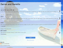 Tablet Screenshot of darrenanddanielle.blogspot.com