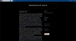 Desktop Screenshot of progressive-rock.blogspot.com