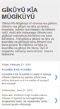 Mobile Screenshot of gikuyukiamugikuyu.blogspot.com