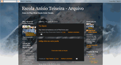 Desktop Screenshot of anisioteixeiraarquivo.blogspot.com