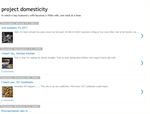 Tablet Screenshot of projectdomesticity.blogspot.com