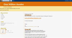 Desktop Screenshot of onemillionawake.blogspot.com