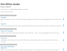 Tablet Screenshot of onemillionawake.blogspot.com