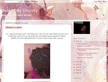 Tablet Screenshot of beheldbydivinity.blogspot.com