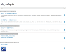 Tablet Screenshot of idsmalaysia.blogspot.com