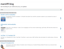 Tablet Screenshot of manis99.blogspot.com
