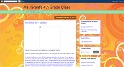 Desktop Screenshot of msgrants4thgrade.blogspot.com
