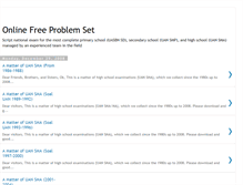 Tablet Screenshot of problemsetfree.blogspot.com
