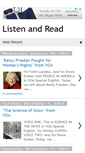 Mobile Screenshot of listeningreading.blogspot.com