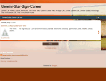 Tablet Screenshot of gemini-star-sign-career.blogspot.com